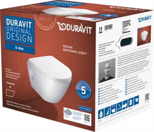 Duravit D-Neo Toilet set Wall-mounted 45870900A1