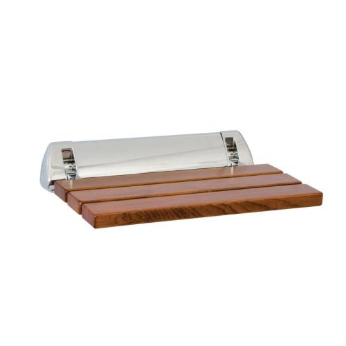 Bathex Slatted Wood Shower Seat Teak 49905