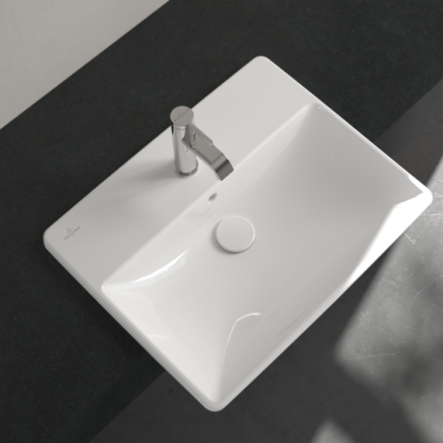 Villeroy & Boch Avento 550 x 440mm 1TH Semi-Recessed Basin 4A065501