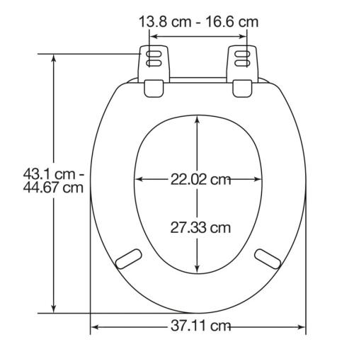 Bemis Proseat Ultra-Fix Toilet Seat White 340550000