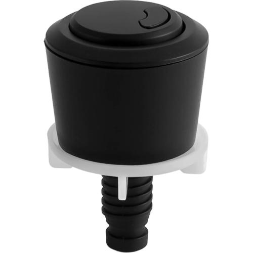 Wirquin Round Dual Flush Operated Matt Black 50120760