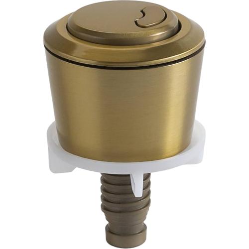 Wirquin Round Dual Flush Operated Brushed Brass 50120762