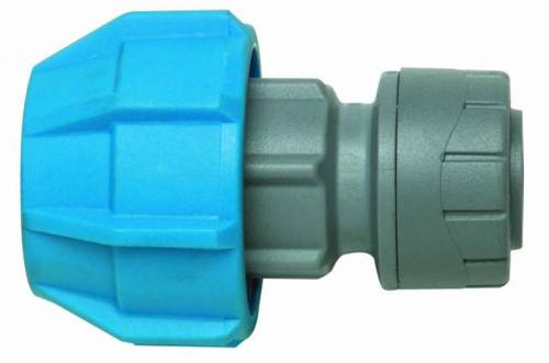 Polypipe PolyFast MDPE Polyfast Adaptor 15mm x 25mm (Cold Water Only) PB422515