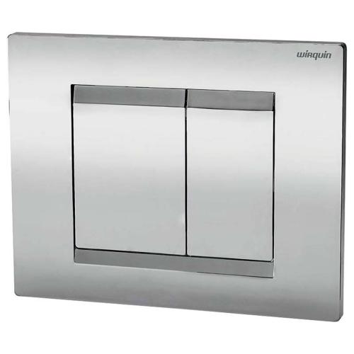 Wirquin Essential Dual Flush Plate Chrome 55950009