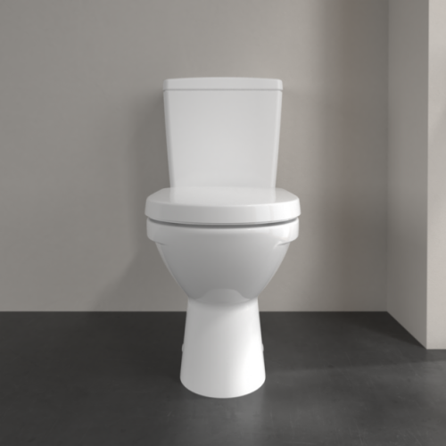 Villeroy & Boch O.novo Open Back Rimless Close Coupled Toilet Pan 5661R001