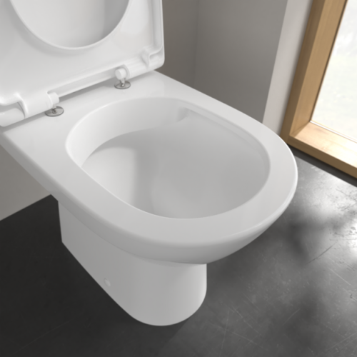 Villeroy & Boch O.novo Open Back Rimless Close Coupled Toilet Pan 5661R001