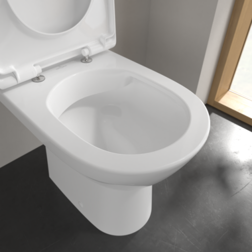 Villeroy & Boch O.novo Compact Rimless Close Coupled Toilet Pan 5689R001