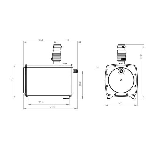Saniflo Sanifloor+1 Shower Waste Pump for Tiled Floor 6154