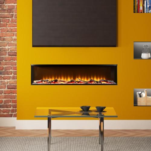 Be Modern Invision 1250 Wall Inset Electric Fire 63606