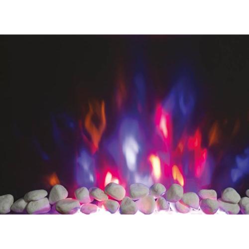 Be Modern Azonto Electric Wall Fire Grey Glass 65064