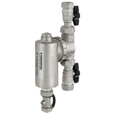 Fernox TF1 Omega 22mm Filter with Isolating Valves 62249