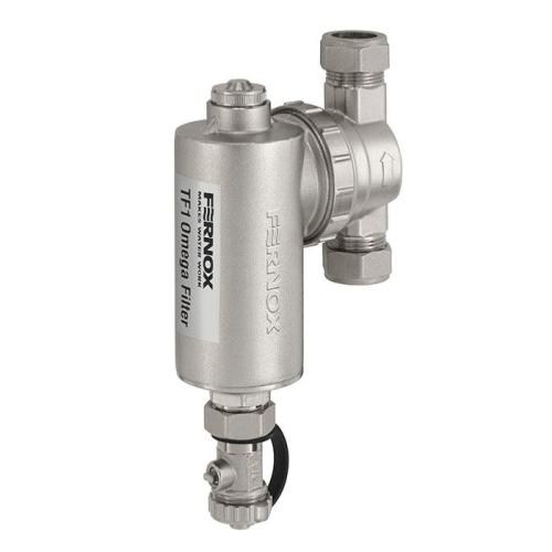 Fernox TF1 Omega 22mm Filter with Slip Socket (No valves) 62248