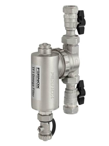 Fernox TF1 Omega 28mm Filter with Valves 62252