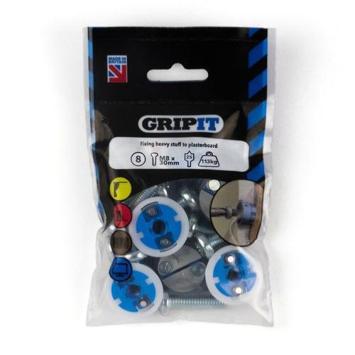 Gripit Plasterboard Fixing 25mm Blue (8 units)