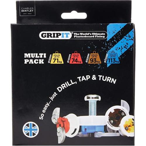 Gripit Assorted Kit - Holds up to 113kg (32 pieces)