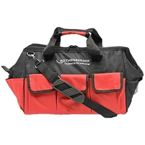 Rothenberger 18" Nylon Plumbers Tool Bag 88832 Black and Red