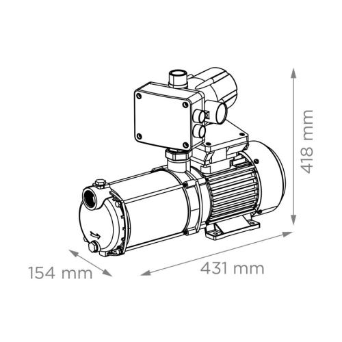 Saniflo SaniMHP 9-50 PC4 Multi-stage Centrifugal Pump 70012