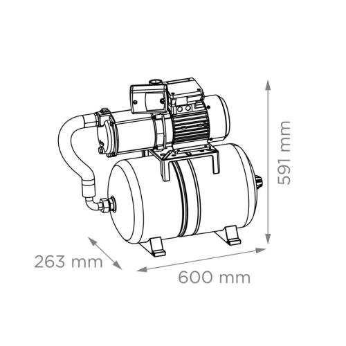 Saniflo Saniboost MHP 4-40 B Domestic Booster Pump 70013