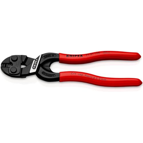 Knipex CoBolt S Compact Bolt Cutters Plastic Coated Black Atramentized 160mm 71 31 160