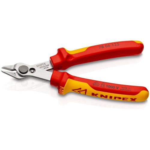 Knipex Electronic Super Knips Insulated Multi-component Grips VDE 125mm 78 06 125