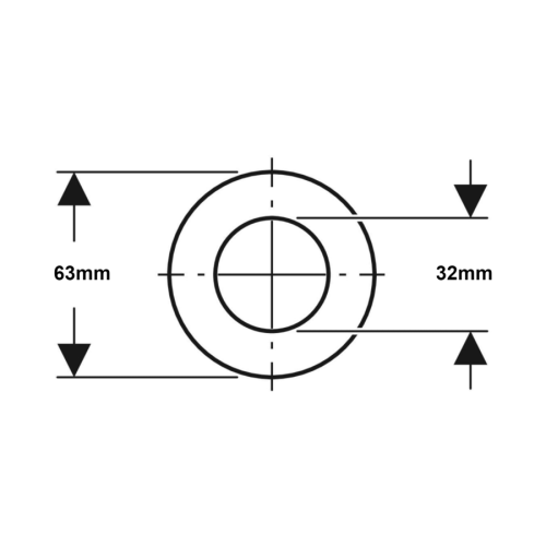Geberit Replacement Flush Valve Seal 816.418.00.1