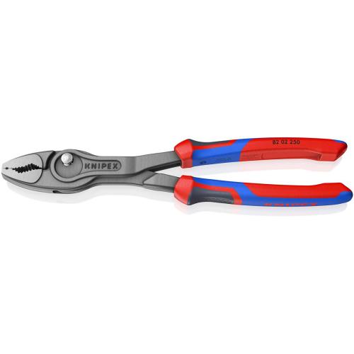 Knipex TwinGrip Front & Side Gripping Pliers with Comfort Handles Grey Atramentized 250mm 82 02 250