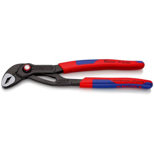 Knipex Cobra QuickSet High-Tech Water Pump Pliers Multi-component Grips 250mm 87 22 250