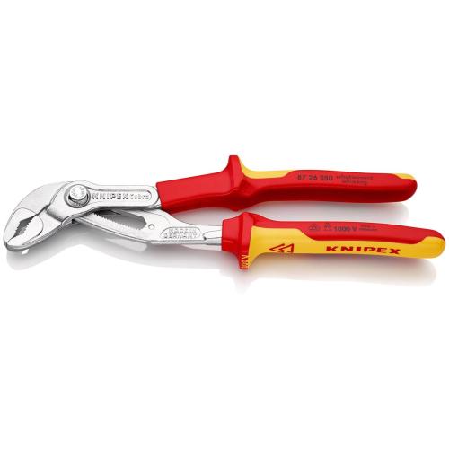 Knipex Cobra VDE High-Tech Water Pump Pliers Insulated VDE Chrome-plated 250mm 87 26 250