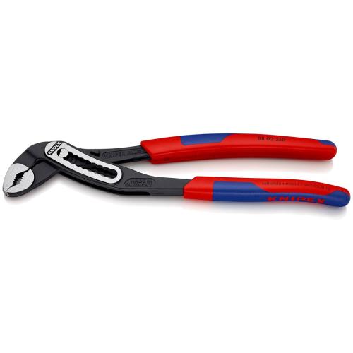 Knipex Alligator Water Pump Pliers Multi-component Grips Black Atramentized 250mm 88 02 250