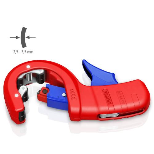 Knipex DPT50 Pipe Cutter for Thick-walled Plastic Pipes 90 23 02 BK