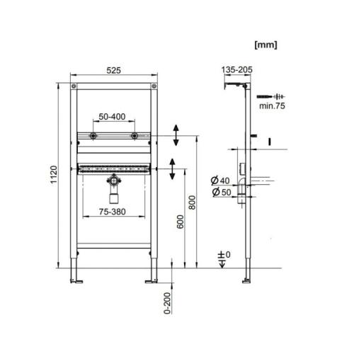 Villeroy & Boch ViConnect Basin Frame 92214900