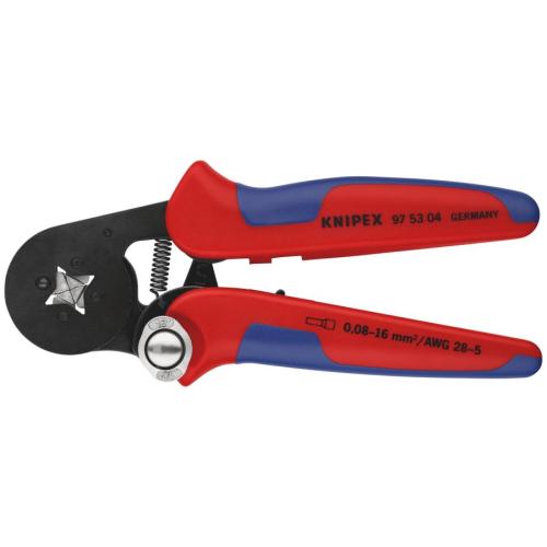 975304 Knipex Self-Adjusting Crimping Pliers for Wire Ferrules with Lateral ...