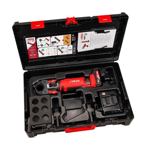 Virax Cordless L2X Press Machine, 15, 22, 28mm with Battery and Charger 990968