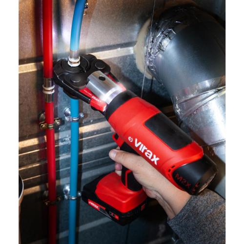 Virax Cordless M2X Press Machine, 15, 22, 28mm with Battery and Charger 990978