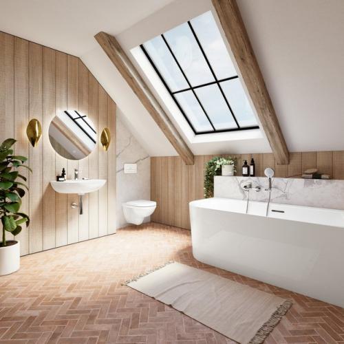Villeroy & Boch More To See Lite Round LED Mirror 650 mm A4606800