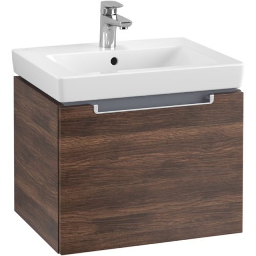 Villeroy & Boch Subway 2.0 Wall Hung Vanity Unit with 1 Drawer 537 x 420mm Arizona Oak A68610VH