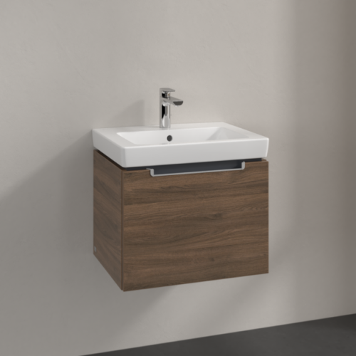Villeroy & Boch Subway 2.0 Wall Hung Vanity Unit with 1 Drawer 537 x 420mm Arizona Oak A68610VH