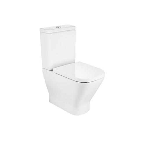 Roca The Gap Square Soft Close Toilet Seat & Cover White L:427mm A801732002