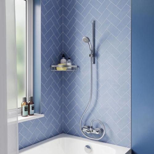 Croydex Bath Shower Mixer Set Chrome AB220041