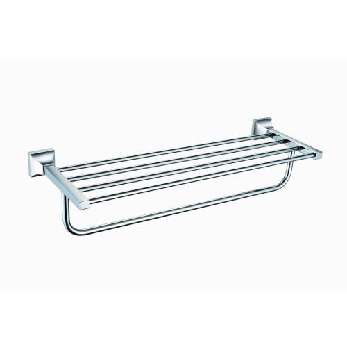 Heritage Chancery Double Bathroom Towel Shelf Chrome ACHDBTC