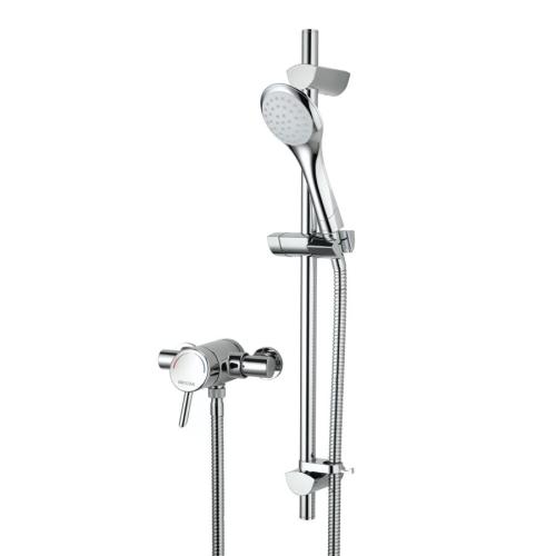 Bristan Acute Thermostatic Mixer Shower Exposed with Adjustable Head AE2 SHXAR C