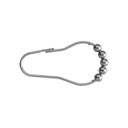 Croydex Chrome Ball Shower Curtain Rings (Pack of 12 units) AK141641