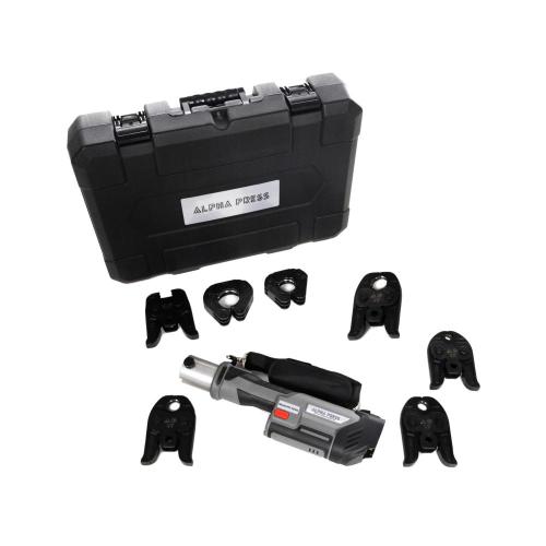 Alpha Press AP-I-1554 (PZ-3240) 32kn Crimping Tool 15-54mm M-Profile Set ECO-4 (No batteries or charger included)