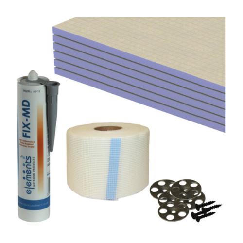 Plumb2u 10mm Tile Backer Board Floor Kit 4.32 sq/m ATWR-AP10-1010
