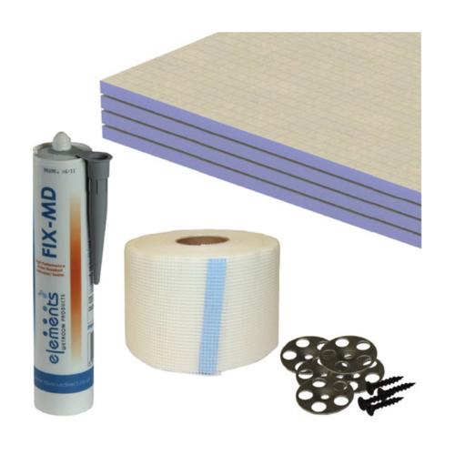 Plumb2u 12mm Tile Backer Board Wall Kit 2.88 sq/m ATWR-AP20-1005