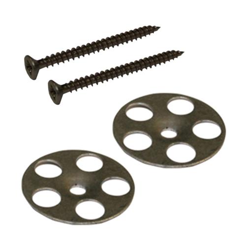 Plumb2u Fixing Screws 45mm & Washers 35mm (Pack of 50) ATWR-FC10-4535