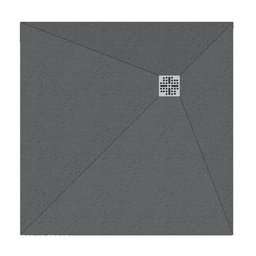 Plumb2u Square Shower Tray Former with Corner Drain 1200 x 1200mm ATWR-ST36-1212