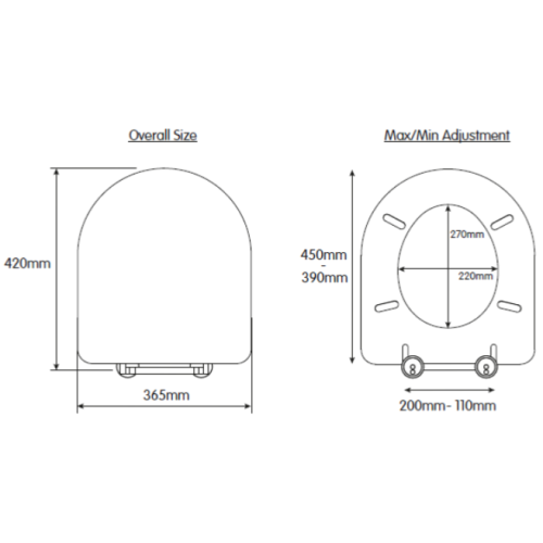 Croydex Eyre Flexi-Fixâ„¢ Toilet Seat White WL601522H