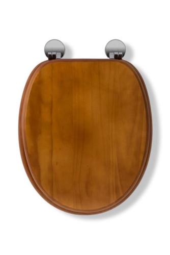 Croydex Davos Antique Effect Pine Flexi-Fix? Toilet Seat WL602250H