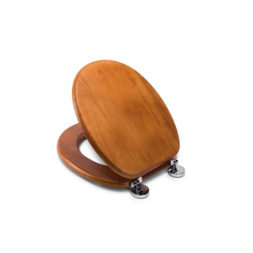 Croydex Davos Antique Effect Pine Flexi-Fixâ„¢ Toilet Seat WL602250H